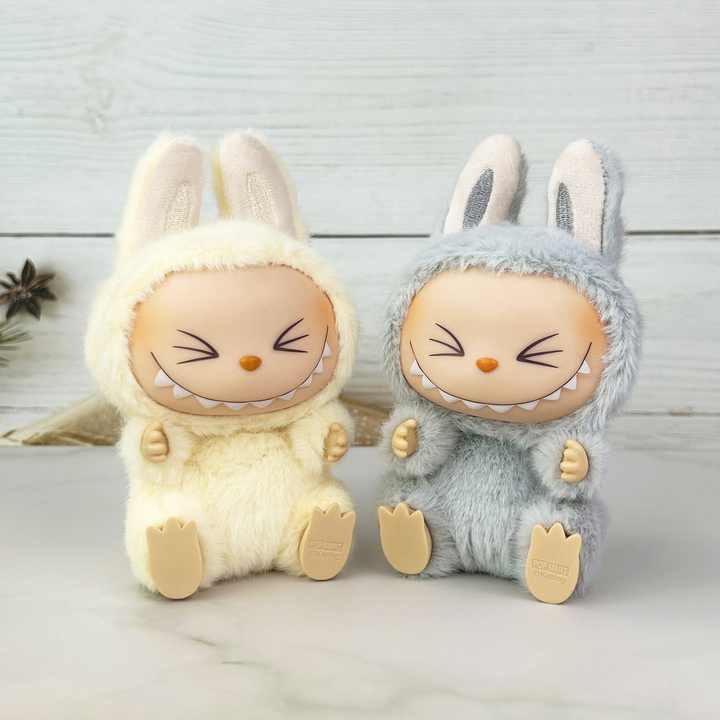 2 Original  LABUBU the Monsters Vinyl Hanging Card Blind Box Have a Seat Pop Mart  Anti-counterfeiting Verification