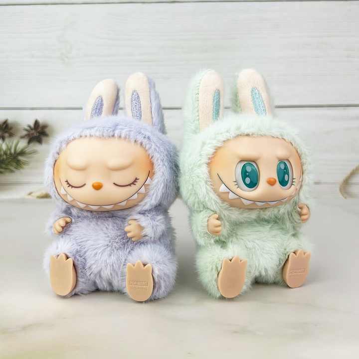 2 Original  LABUBU the Monsters Vinyl Hanging Card Blind Box Have a Seat Pop Mart  Anti-counterfeiting Verification